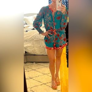 Misa Los Angeles Siena top and matching shorts